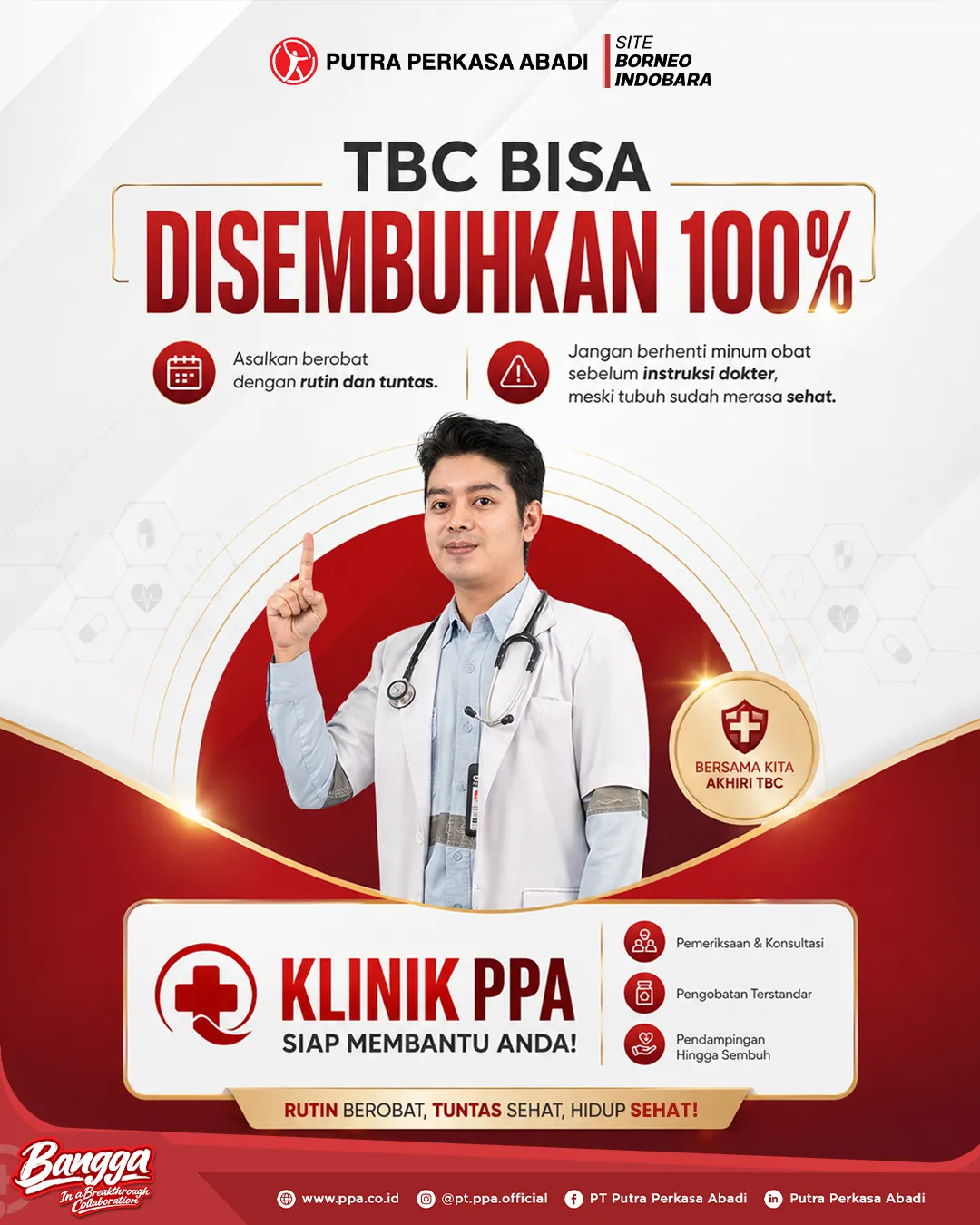 TBC Bisa Disembuhkan 100%, Asal Berobat Sampai Tuntas